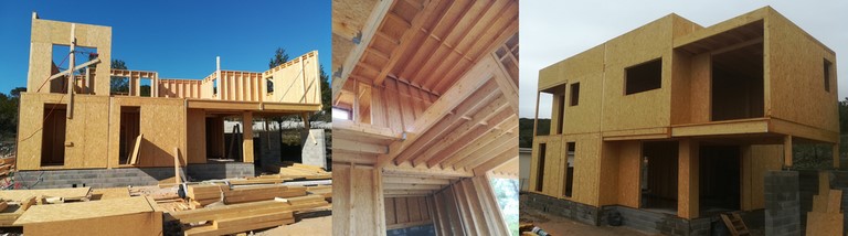 Construction de maisons Ossature Bois Montpellier